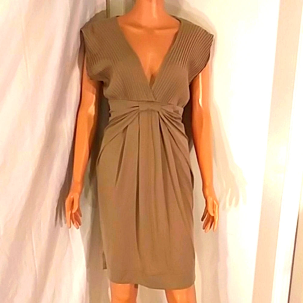 Beautiful Zara Collection Taupe Dress - image 3